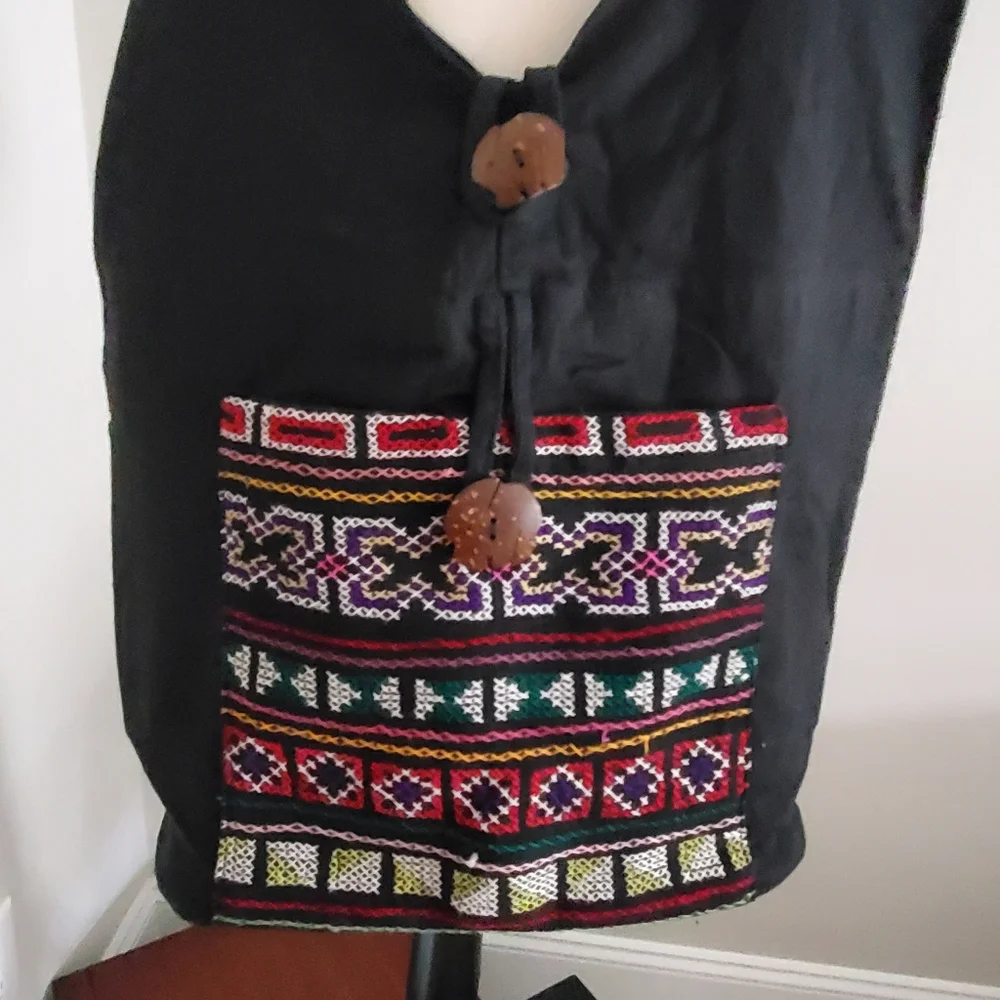 NEW Cotton Hemp Coconut Tote Bag - Picture 2 of 6